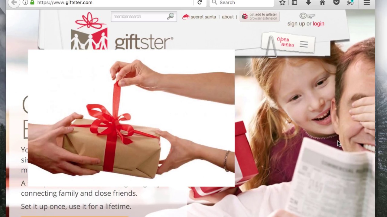 giftster gift exchange app review great for christmas lists youtube
