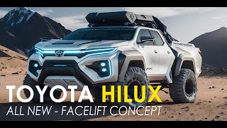 Toyota Hilux All New Facelift Concept Car, AI Design