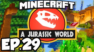 Minecraft Mods put Dinosaurs in Minecraft!! Jurassic Dinosaurs have gone extinct in Minecraft, and Waffle has a plan to bring back 