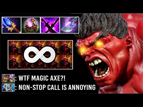 CRAZY Octarine + Arcane Blink Magic Axe Non-Stop Call Max Burn +100 Armor Epic Gameplay WTF Dota 2