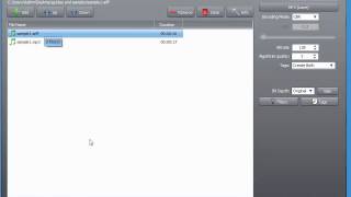 TAudioConverter demonstration screenshot 3