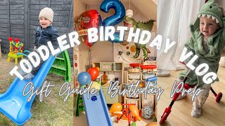 TODDLER BIRTHDAY WEEKEND VLOG | Toy Shopping, Birthday Prep, 2nd Birthday Boy Gift Guide/Ideas screenshot 3