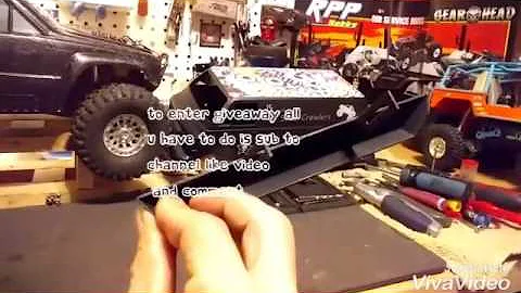 axial scx10 scx10ii bumper GIVEAWAY scalerfab rear bumper read description