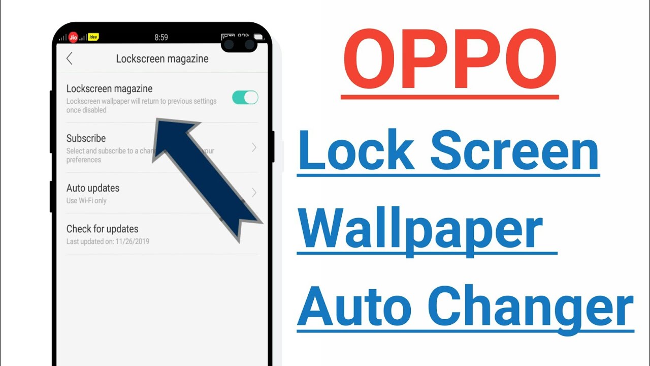 OPPO Lock Screen Wallpaper Auto Changer ! How To Automatic Wallpaper  Changer in OPPO - YouTube