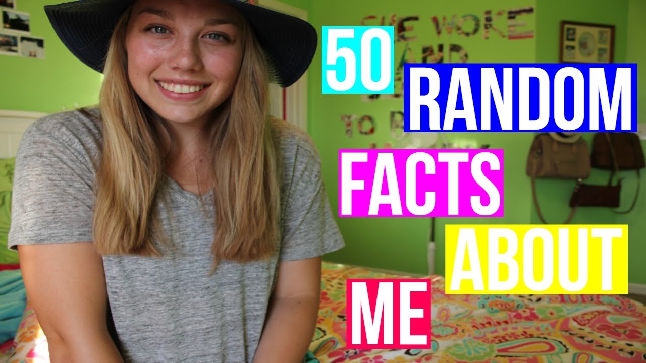 50 RANDOM FACTS ABOUT ME TAG - YouTube
