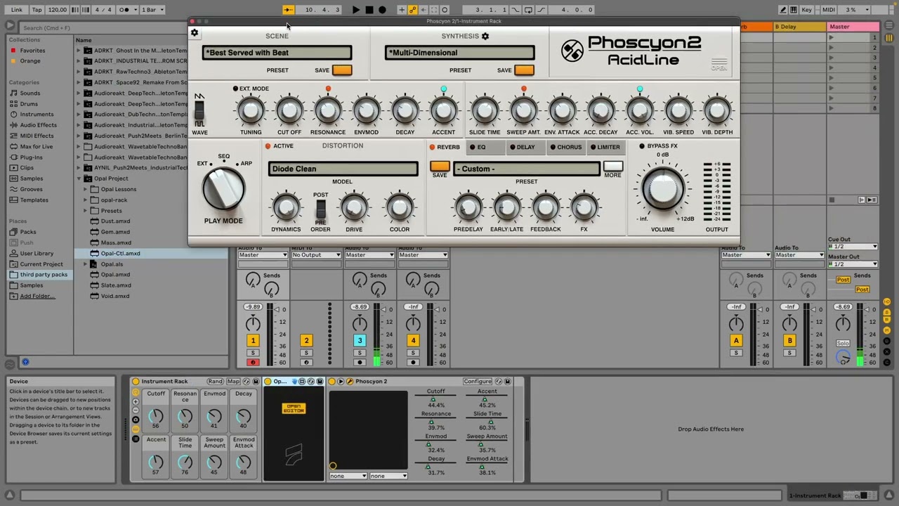 Fors Opal Ctl - How to use the Fors Opal Ctl Max4Live device in Ableton