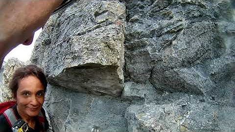 Yamnuska, Alberta, Canada chains section.