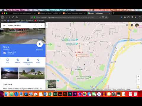 Embedding Google Maps into Blogger