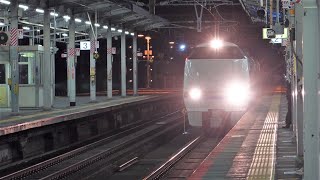 JR西日本 683系4000番台 特急サンダーバード  湖西線 大津京駅通過 20221104