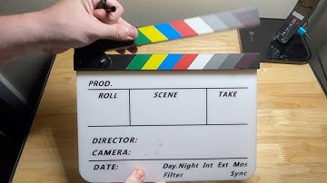 Budget Clapboard for Video Production