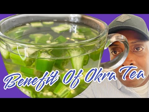 Drink before you go to bed tonight! Okra tea helps heart healthy and blood sugar control vitamin K! | Chef Ricardo Cooking