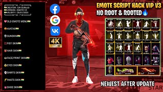FREE FIRE EMOTE SCRIPT HACK || FREE FIRE MAX EMOTE SCRIPT HACK 🎯 CAN BE SEE BY ANIME screenshot 5