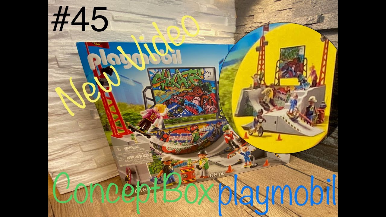 administration Seaport skandale Playmobil City Action 70168 Skatepark #45 ConceptBox - YouTube