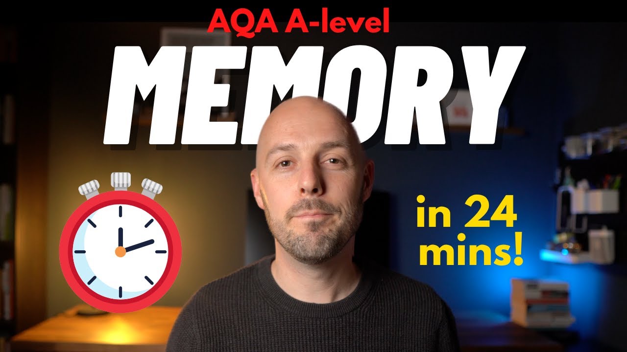 REVISE Memory in 24 MINS! (AQA A-level Psychology)