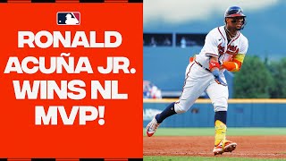 Ronald Acuña Jr.'s HISTORIC season makes him the 2023 National League MVP! | 2023 NL MVP Highlights