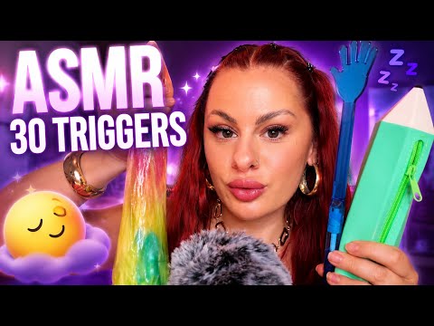 ASMR : 30 TRIGGERS EN 30 MIN 🤫