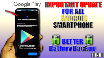 Important System Update for all Android Users - Google Play System Update