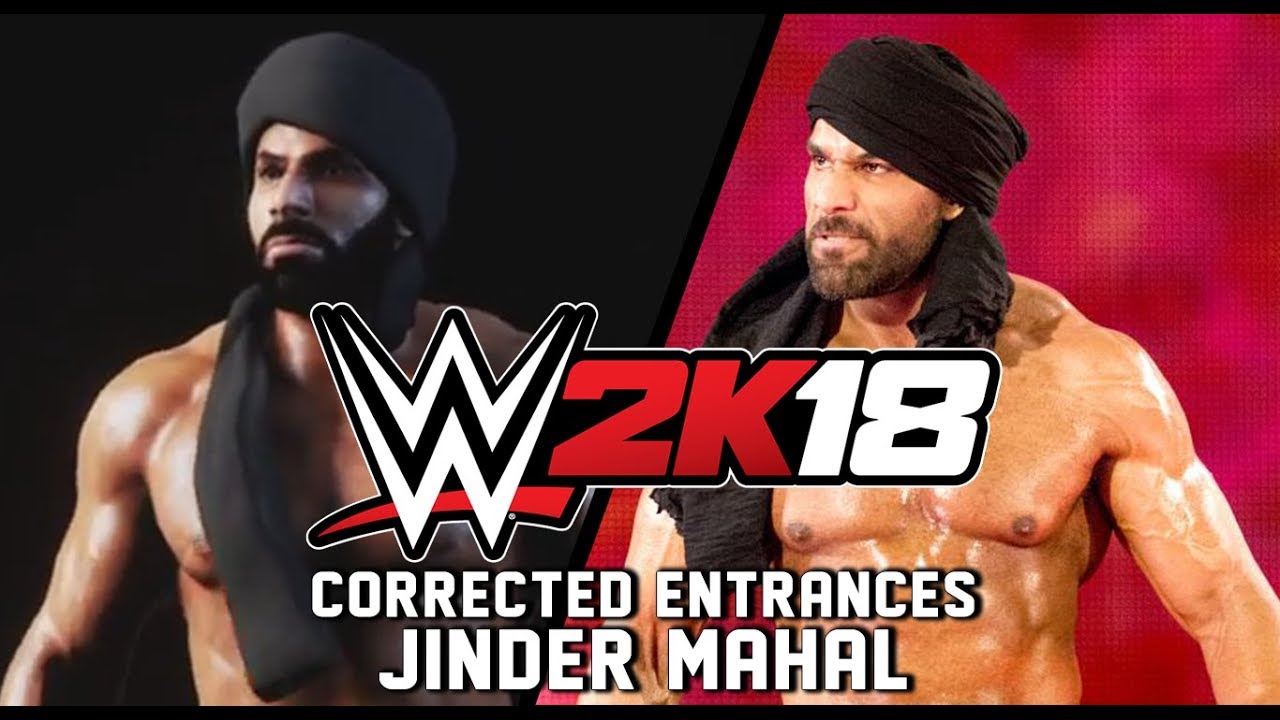 WWE 2K18 | Corrected Entrances | Jinder Mahal