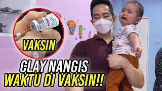 DETIK-DETIK CLAY HISTERIS !! DISUNTIK VAKSIN SAMA DOKTER !!