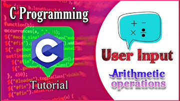 C programming Bangla ||  Arithmetic Operations || Arithmetic Operations using User Input ||
