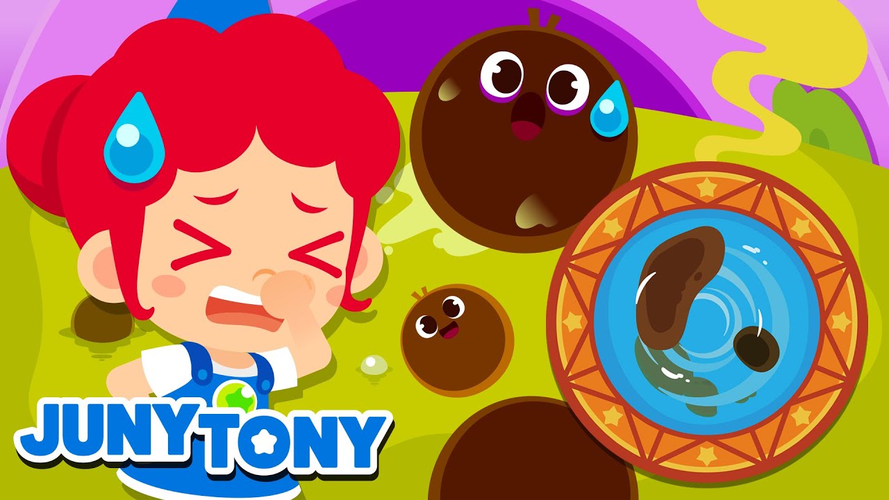 ¿Adónde Va la Caca? | Canción de Curiosidad | Música Infantil | JunyTony en español