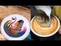 Amazing cappuccino latte art skills 2019 
