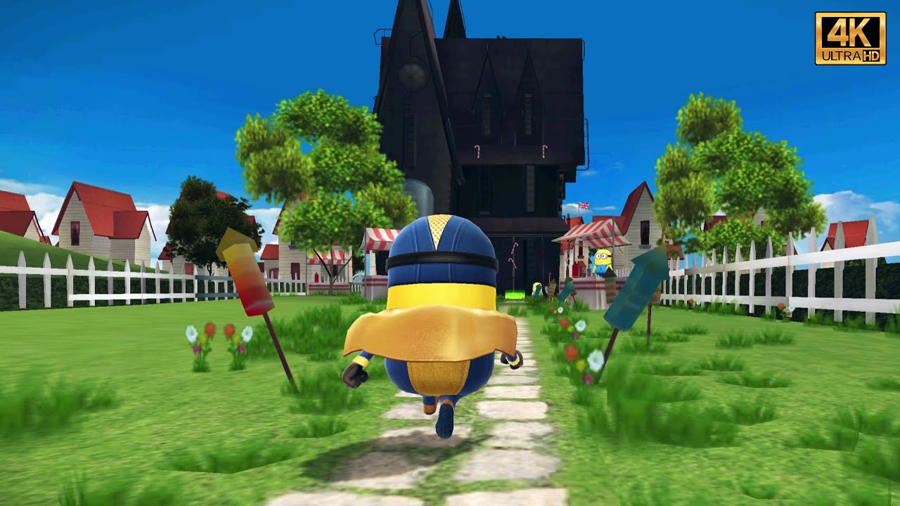 Minion Rush Special Mission Gameplay - Superhero minion on a Special Mission Back to The UK - PC 4K