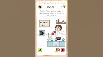 Brain test 4 level 38 || Doctor worry must make a new concoction according to the formula#braintest4