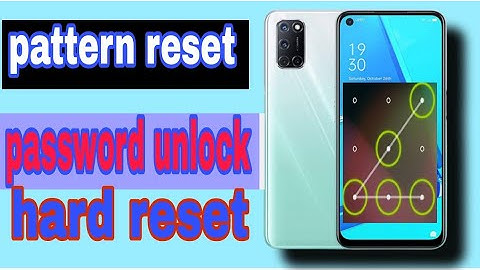 oppo a52 hard reset without pc