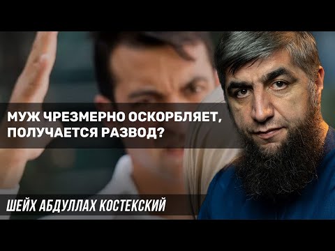 Муж чрезмерно оскорбляет, получается развод?