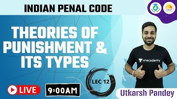 Theories of Punishment & Its Types | Indian Penal Code | Judiciary Exams | By Utkarsh Pandey