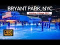 ❄️ BRYANT PARK WINTER VILLAGE ❄️ NYC 2021 4K WALK AROUND