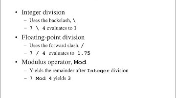 VB   Modules, Data Types and Controls