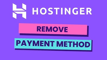 How to Remove a Payment Method in Hostinger
