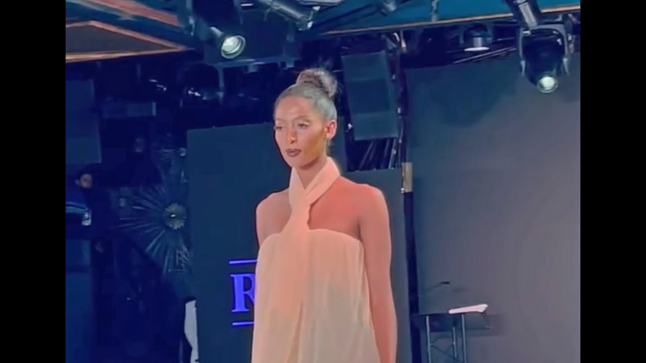 Miss World Ethiopia walks for Runway7 and Designer Carmen Lee