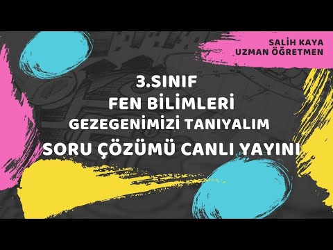 3. SINIF FEN BİLİMLERİ GEZEGENİMİZİ TANIYALIM SORU ÇÖZÜMLERİ  #DÜNYA  #GEZEGENİMİZ #DEĞERLENDİRME