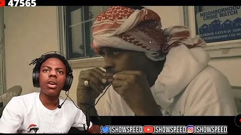 IShowSpeed Reacts To $kinny - Never Snitch (Official Video) سكيني - الحمدلله