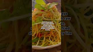 Fresh Green Papaya Salad (refreshing and plant-based)