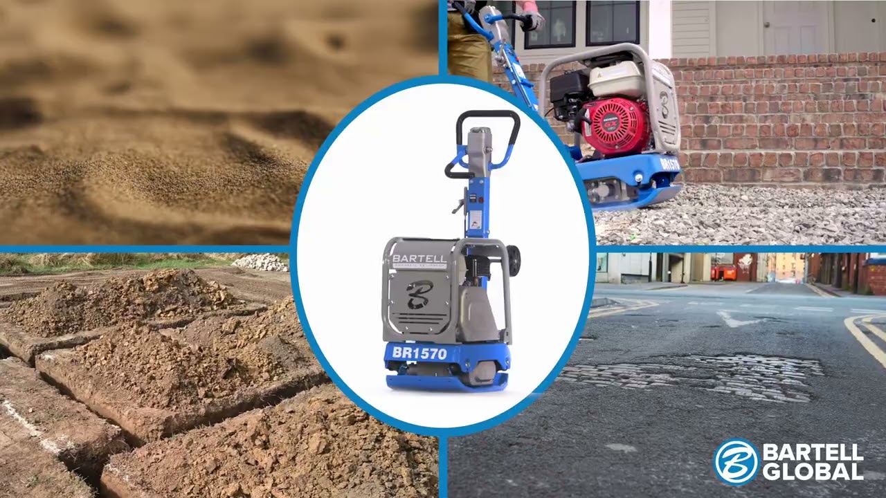 Bartell BR1570 Reversible Plate Compactor – Honda GX200 | House of