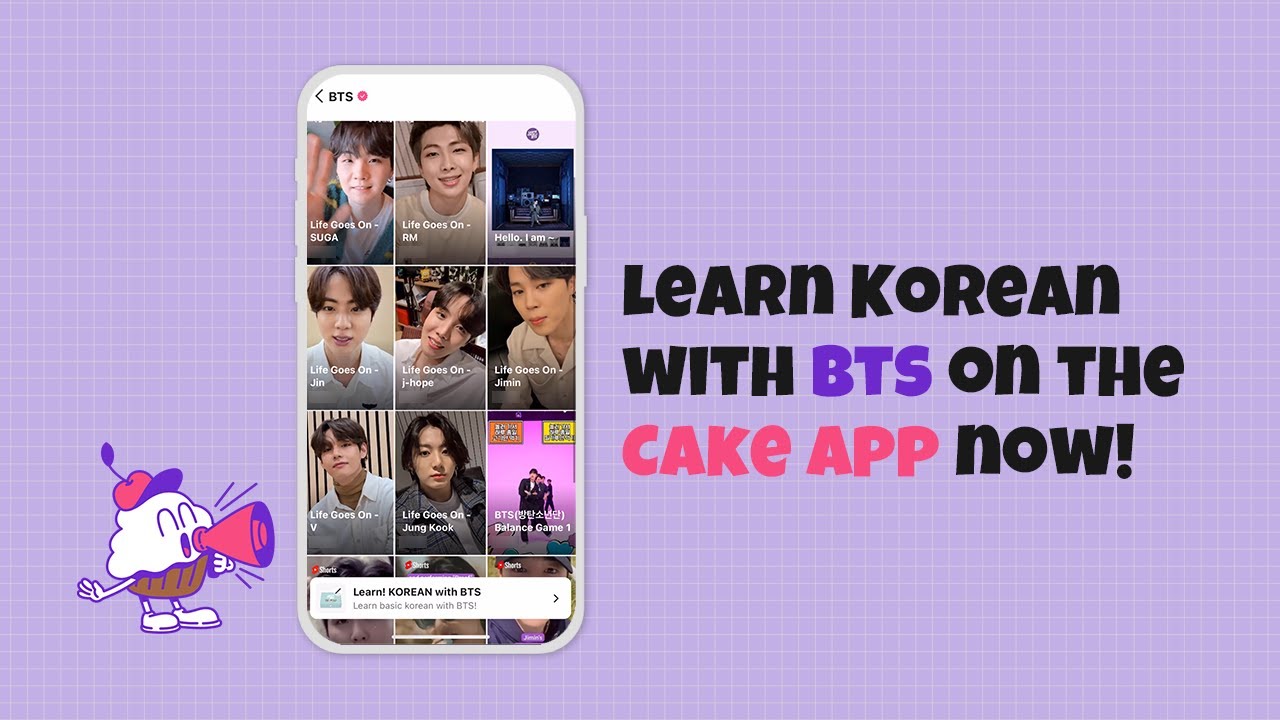 What app does BTS use to learn Korean?