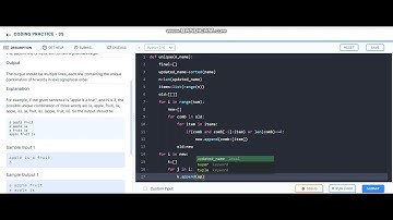 N Words Combination | Python Coding Challenge | CCBP | NxtWave