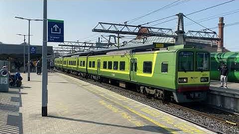 8600 Class DART Arriving At Dublin Connolly