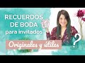 RECUERDOS DE BODA para invitados 🎁 Los mejores regalos para tus invitados 2021