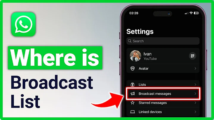 How to Find WhatsApp Broadcast List on Phone