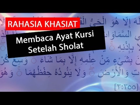 rahasia-khasiat-membaca-ayat-kursi-setelah-shalat
