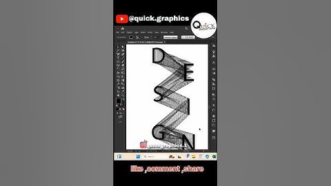 Create Amazing Text Designs Using the Blend Tool in Illustrator" #Illustrator #tutorial #design #art