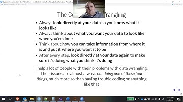 Data Wrangling with Python and Pandas - Workshop