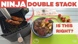 Cooking with the NINJA DOUBLE STACK XL. This is what it’s made for.