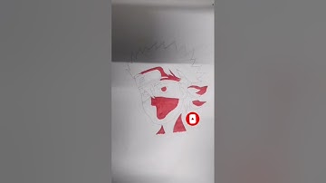 How to draw kakashi hatake | #shorts #youtubeshorts #kakashihatake