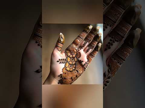 Arabic Bridal Mehndi Designs Mehndi Slideshow 2025 Mehndi Shorts
